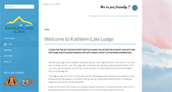 Desktop Screenshot of kathleenlakelodge.ca